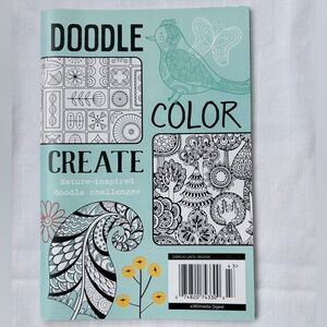 Doodle Color Create Coloring Book - Nature Inspired